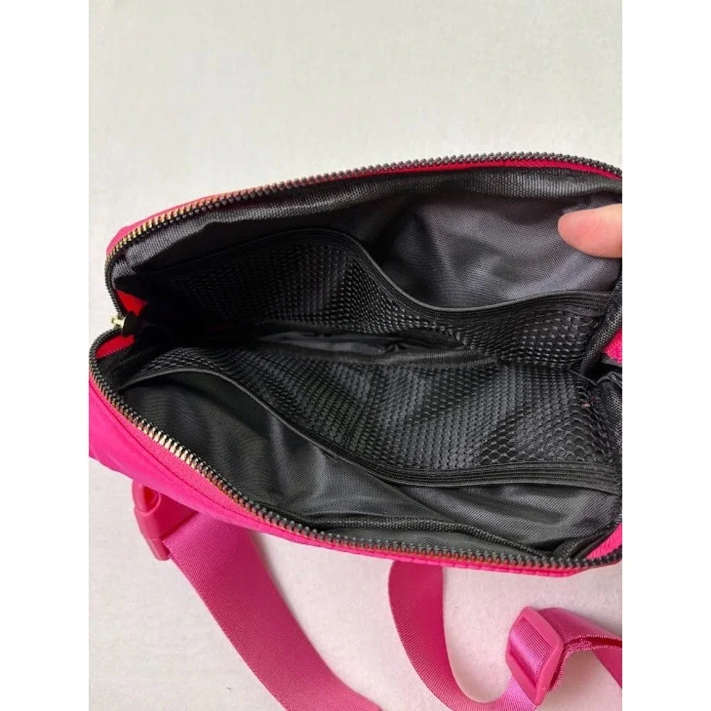 Fanny Pack for‎ Girls Hot Pink Chenelle Letter K Hot Pink Adjustable Strap NEW
